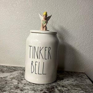 Rae Dunn Tinker Bell Disney Collection Medium Cookie Jar